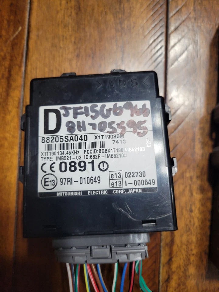 Subaru Forester Xt 2008 EcU, Imoblizer, llave, caja de alarma. Foto 2 de 4