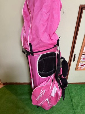 Titleist Double Shoulder Pink stand bag golf carry caddy bag rare