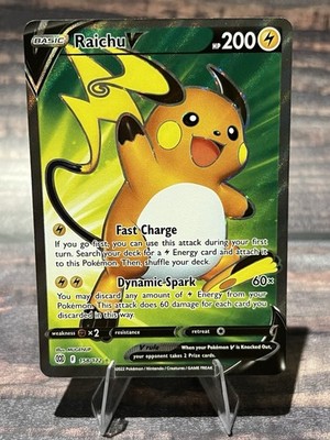 raichu v pokemon card value Amazon.com: Raichu V 045/172 Brilliant Stars - Ultra Rare Pokemon Card