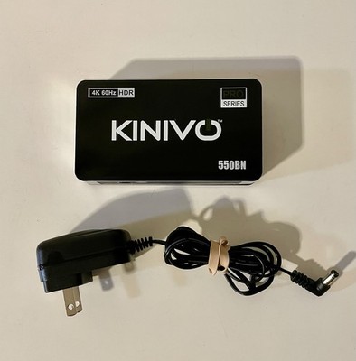Kinivo Pro 4K HDR 550BN 5 port HDMI Switch (5 in 1 out) +Power Supply *No Remote
