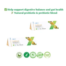 Fuxion Flora Liv Probiotic Prebiotic Drink Supports Digestive Health-28 Sachets