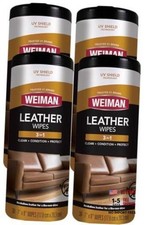 Leather Cleaner, Conditioner Protector, 4 Pack, Car Interior