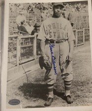 Negro League star Gene Benson Signed Photo With COA