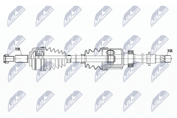 Nty NPW-RE-179 Antriebswelle Vorne Rechts FüR Renault-image