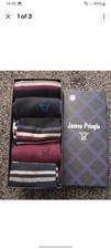 5 Pairs of Men's Stripe James Pringle Socks. Size 7-11
