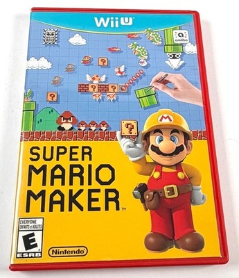Super Mario Maker Nintendo Wii U 2015 Complete CIB Tested Works