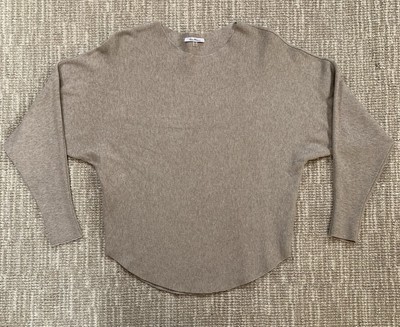 Vila Milano Sweater Tan Dolman Sleeve Size Medium