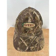 Avery Outdoors RealTree Camo Mesh Back Adjustable Strapback Trucker Hat Mens