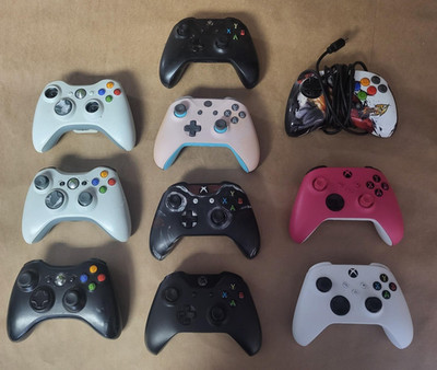 Microsoft Xbox One S X 360 Controller x 10 * Defective *
