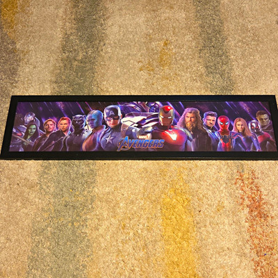 Marvel Avengers 12x36 Black Wall Mounted Wood Picture Frame