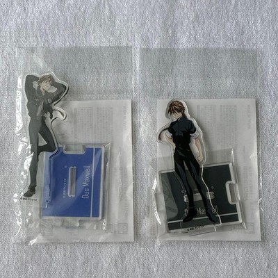 Gundam Wing Duo Maxwell Acrylständer 2-teiliges Set offizielle Charakterware