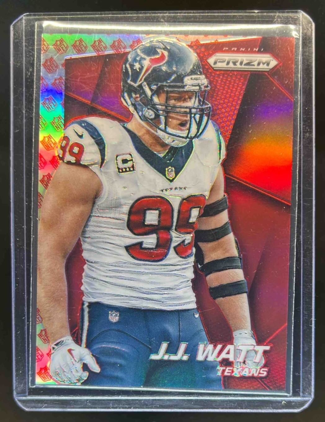 2014 Prizm J.J. Watt NFL Shield #24/75 Texans