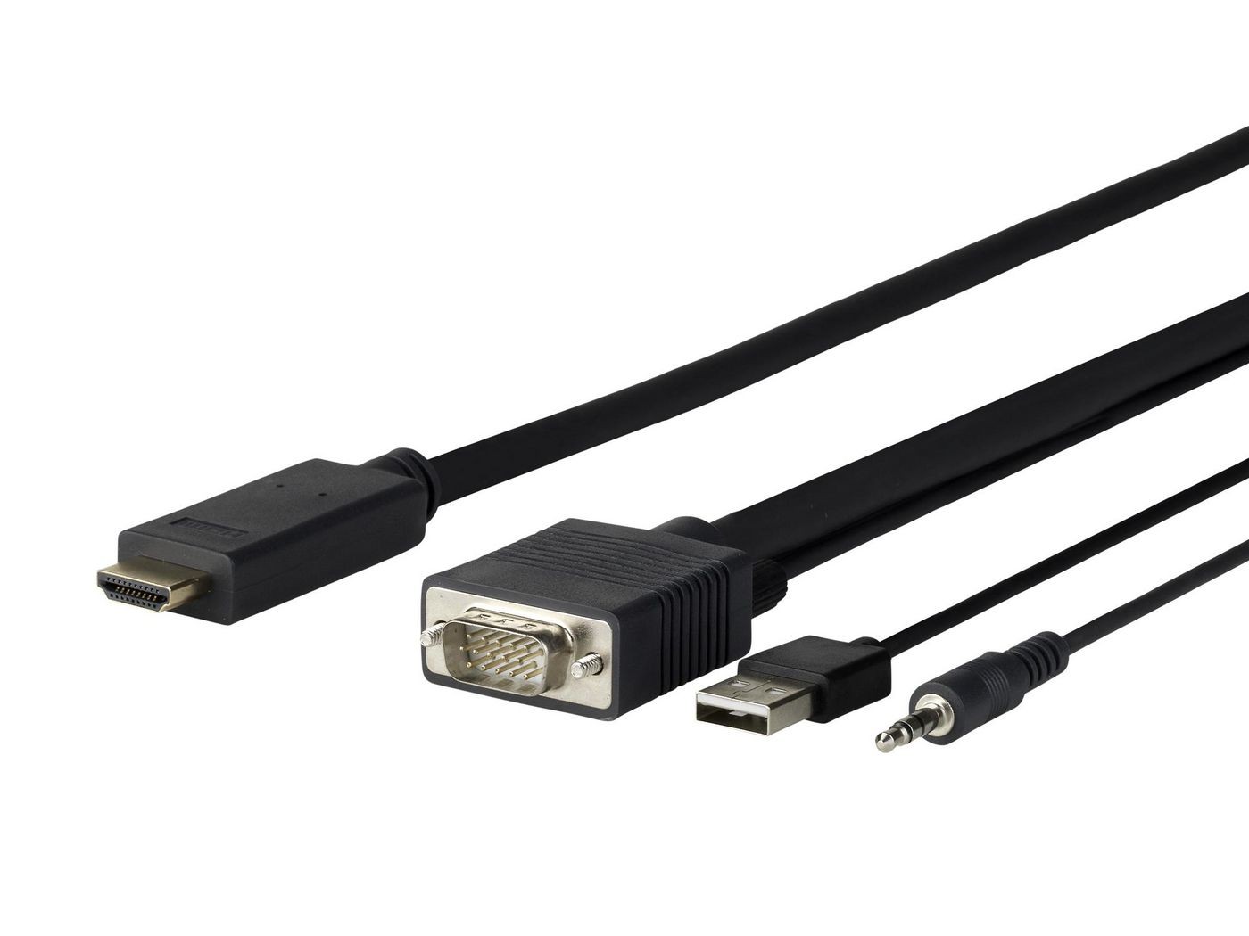 Vivolink Schwarz Pro Vga + Audio To Hdmi - Bild 2