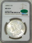 New Listing1898-O Morgan Silver Dollar NGC MS65+ CAC Frosty White Gorgeous looks MS66 #Q330