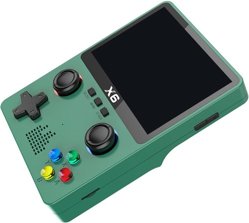 X6 Retro Handheld Video Game Console Linux System LCD 3.5 Inch IPS Screen 32GB - Picture 17 of 23
