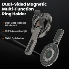 Magnetic 360  Finger Grip Ring Kickstand Gym Phone Holder Stand For Magsafe