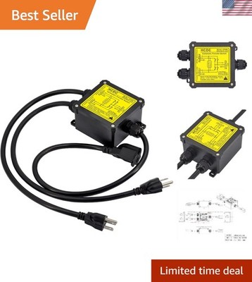 Compact 15A Automatic Transfer Switch, NEMA 5-15P/R for Smooth Power Transition