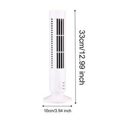 25W 38CM33CM LED Tower Fan No Leaf 2 Gear Speed Stand up Tower Fan Portable Elec