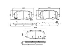 DriveTec PAD3194 Brake Pad Set Fits Alfa Romeo Tonale Fiat 500L 500X Jeep