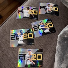 2020 Topps Chrome Lot Of 5- Decades Next Lux, Bichette, Albies, Buehler, Torres 