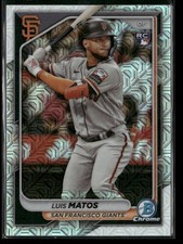 2024 Bowman #12 Luis Matos Chrome Mojo Refractors