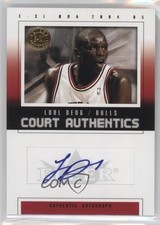 2004-05 E-XL Court Authentics Numbered to 10 3/10 Luol Deng #CAA-LD Auto 0c3