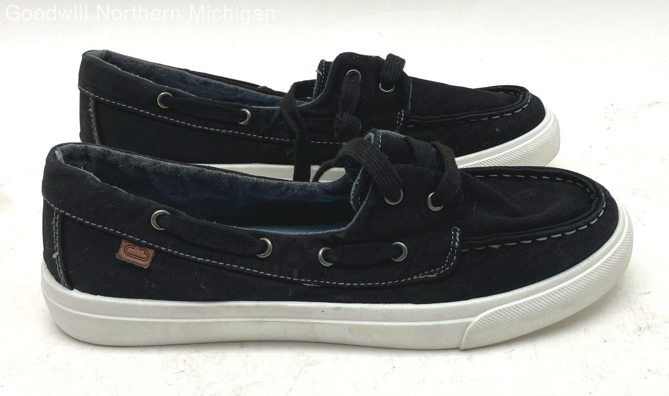 Project Cloud Black Solid Casual Shoes Women 8.5 - image 1