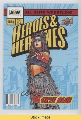 2024 Upper Deck AEW All Elite Wrestling Heroes and Heroines Skye Blue READ 1g2u