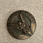 Ww2 Ships For Victory Pin Award Button Military