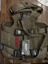 OneTigris Fire Watcher 2.0 Tactical Dog Harness, Heavy Duty Dog Vest, Size XL