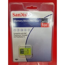 SanDisk 1 GB Memory Stick Pro Duo - SDMSG-1024-E17 Brand New In Box Yellow