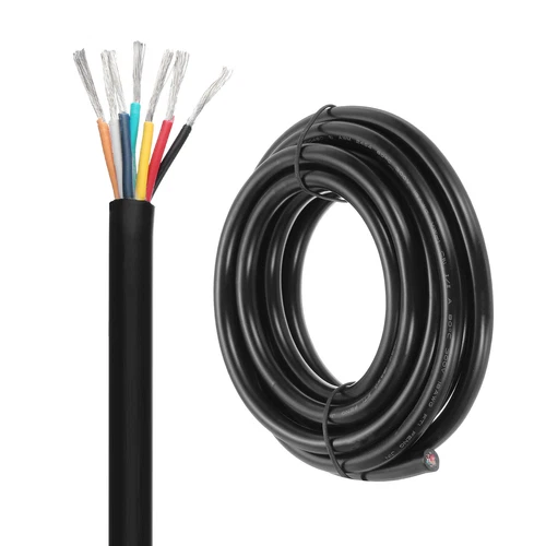 18 Gauge Electrical Wire 7 Conductor, 10 Ft/3 M UL2464 Extension Cable Cord - Picture 2 of 5