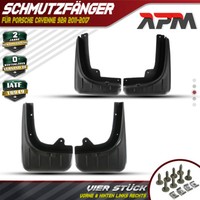 4X Spritzschutz SchmutzfäNger Vorne + Hinten FüR Porsche Cayenne 92A 2011-2017