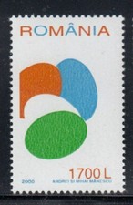ROMANIA Easter Eggs 2000 MNH stamp