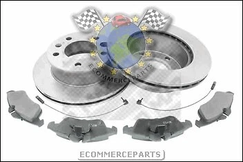 47809 Kit Dischi E Pastiglie Freno Ant Per Vw Lt 28-46 Ii Pianale Piatto/Telaio - Immagine 2 di 4
