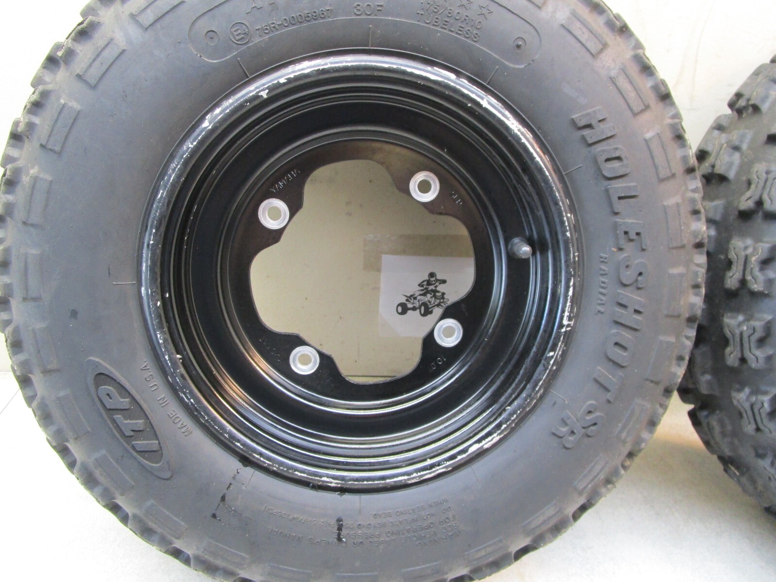 10" FRONT RIMS & ITP TIRE yamaha yfz450r banshee yfz450 blaster raptor