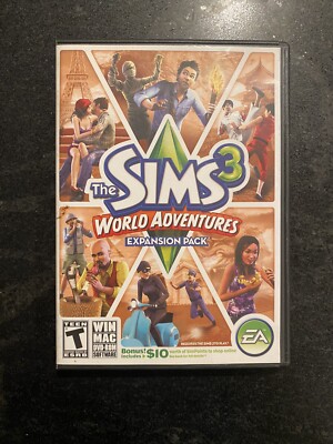 The Sims 3 World Adventures Expansion Pack PC Game PC/Mac DVD-ROM 2010 ...