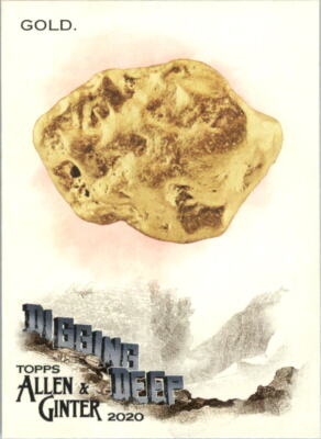 2020 Topps Allen and Ginter Digging Deep #DD12 Gold - NM-MT