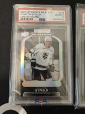 Quinton Byfield Rookie Card Checkerboard PSA 10 POP 1 2021-22 Ovation Epack 