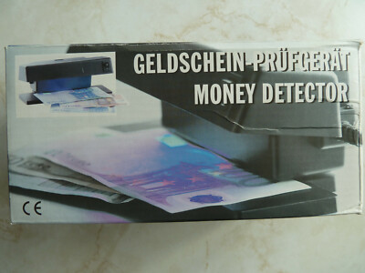 Geldschein-Prüfgerät Banknoten Kreditkarten Ausweise Money Detector von RoHS NEU