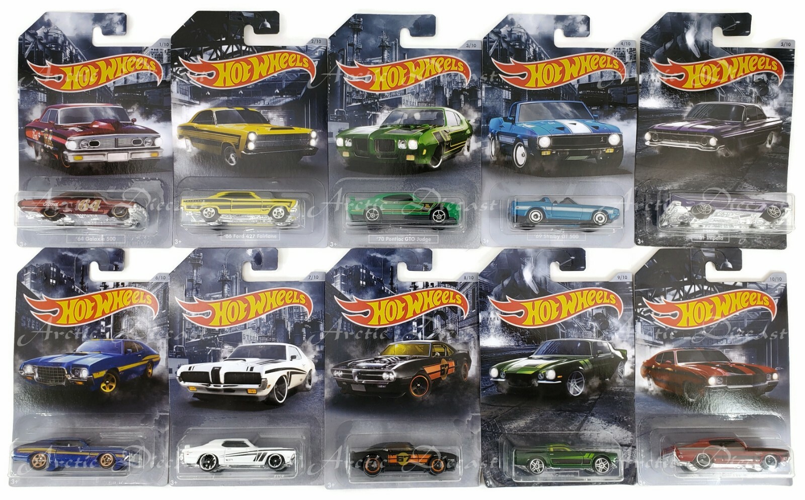 hot wheels american muscle cars