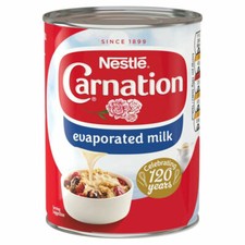 Nestlé Carnation Evaporated Milk, 410 g X 12 