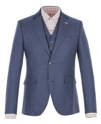 Parche De Codo Gibson Windowpane cheque Chaqueta Bnwt Diseñador Traje de  Ropa para hombre | eBay