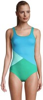 NWT Lands' End Womens Tugless Tank Soft Cup One Piece Swimsuit Size 14 $90 7C114