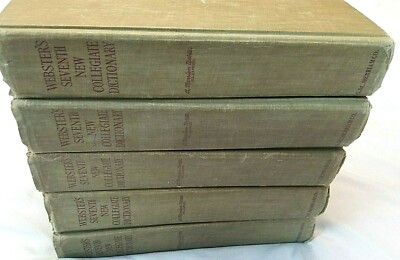 VINTAGE 1967 WEBSTER'S SEVENTH NEW COLLEGIATE DICTIONARY MERRIAM