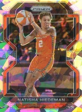2022 Panini Prizm WNBA NATASHA HIEDEMAN #72 ICE PRIZM SP SUN