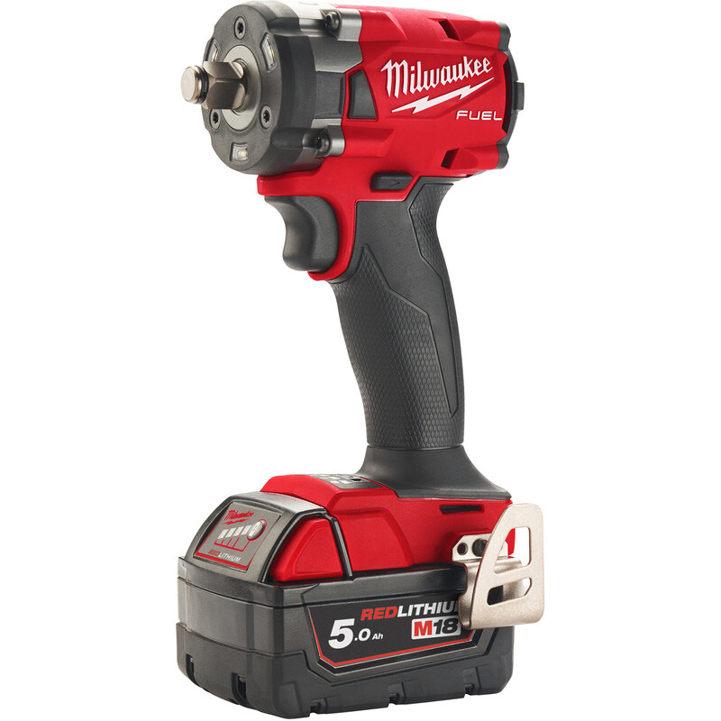 Milwaukee M18 FIW2F12-502X Gen3 FUEL Impact Wrench w/ 1/2"" Friction Ring 2x5.0Ah