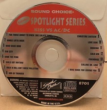 SC8701 KISS AC/DC      SOUND CHOICE KARAOKE LOT SH