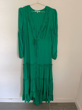 ONE ONE SIZ Boho Tiered Maxi Dress Size Small