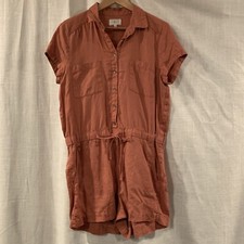 Lou  Grey Romper Size Medium Coral